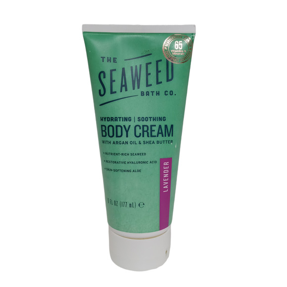 Seaweed Bath Co. Lavender Hydrating Soothing Body Cream Argan Oil & Shea Butter - Picture 7 of 12